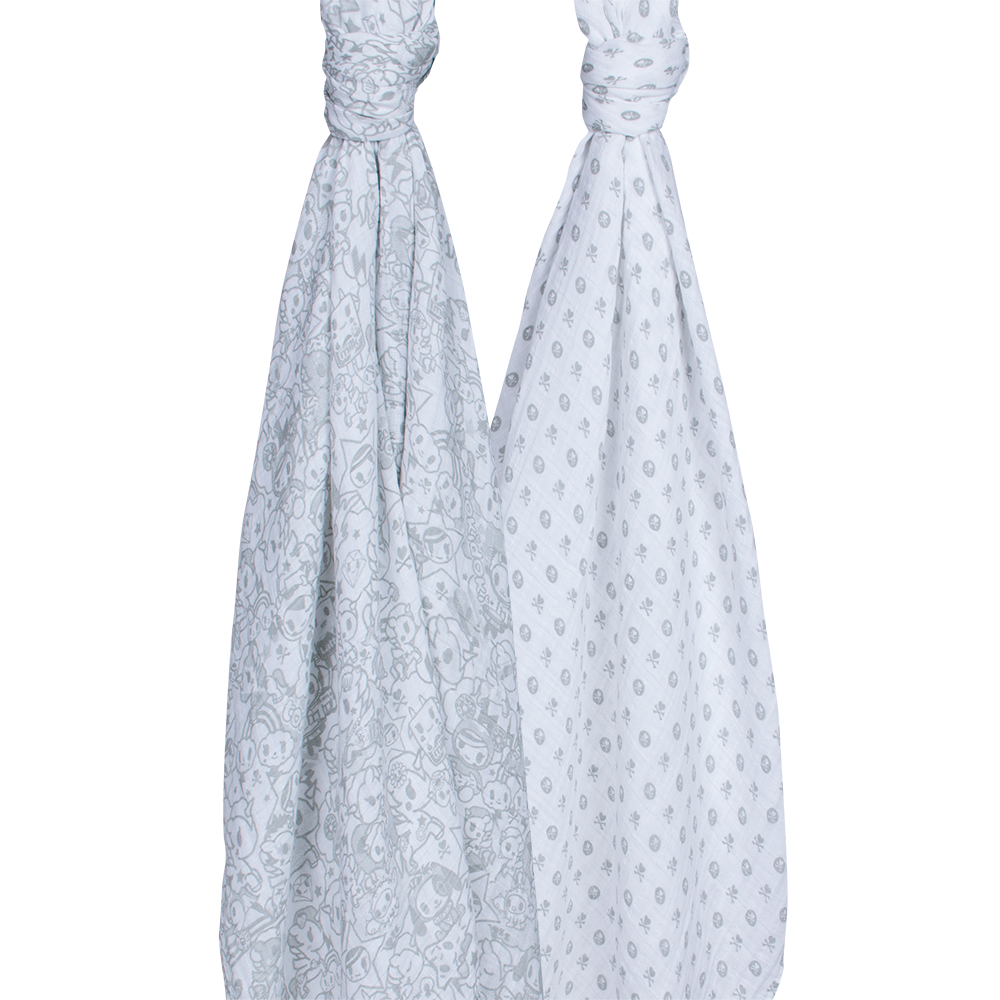 Пеленки муслиновые для новорожденных большие, Unikiki