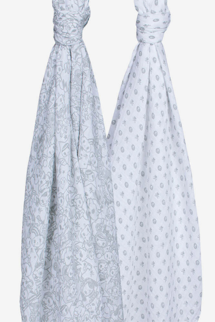 Пеленки муслиновые для новорожденных большие, Unikiki