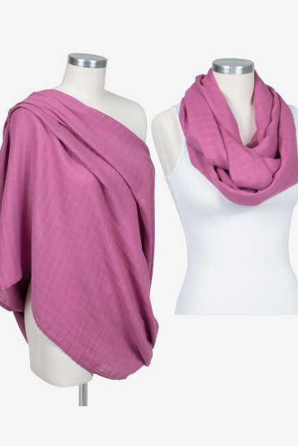 Накидка для кормления - милкснуд муслиновый Bebe Au Lait, Cherry