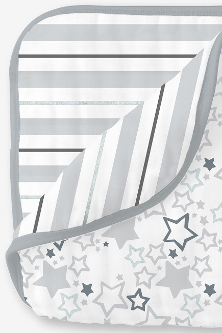 Муслиновое одеяло SwaddleDesigns, цвет Starshine Shimmer Sterling