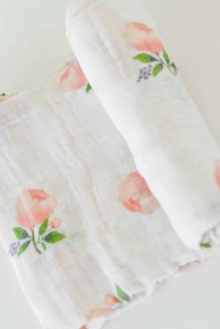 Муслиновая пеленка для новорожденных Diva большая, Rose Cotton