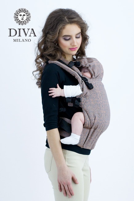 Эрго-рюкзак для новорожденных Diva Basico Cacao One!