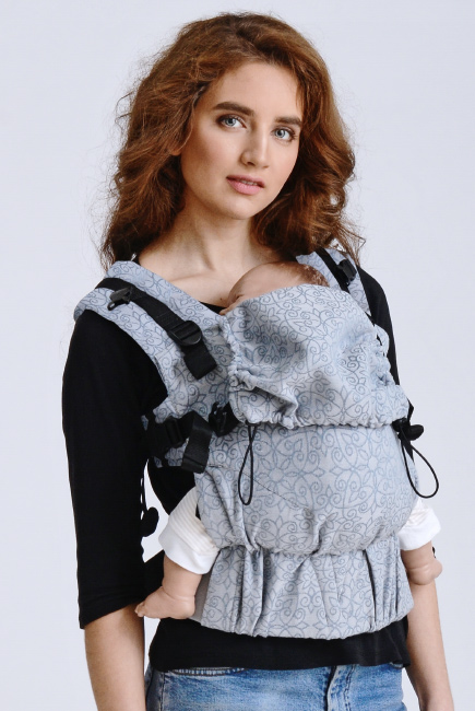 Эрго-рюкзак для новорожденных Diva Basico Argento One!