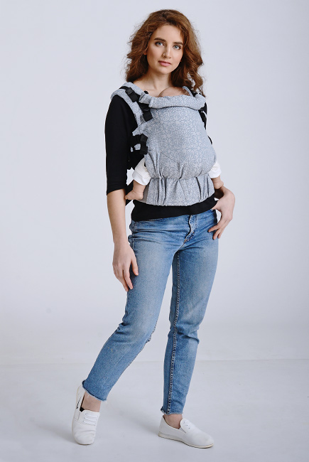 Эрго-рюкзак для новорожденных Diva Basico Argento One!