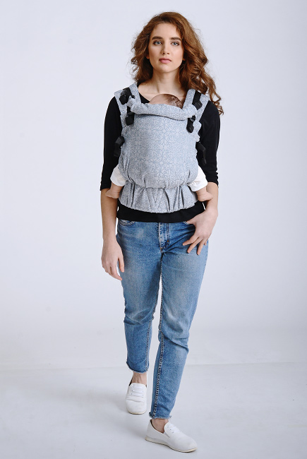 Эрго-рюкзак для новорожденных Diva Basico Argento One!