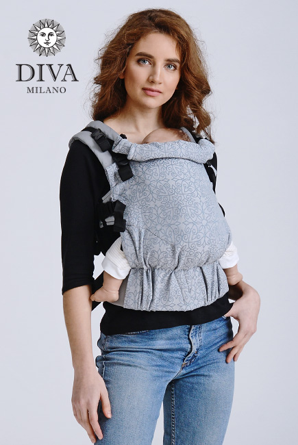 Эрго-рюкзак Diva Basico Argento Simple One!