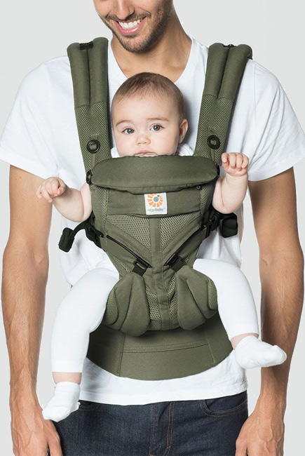 Эрго-рюкзак Ergobaby OMNI 360 Cool Air Mesh - Khaki Green