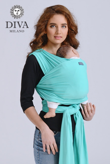 Слинг-шарф трикотажный Diva Stretchy, Mentol