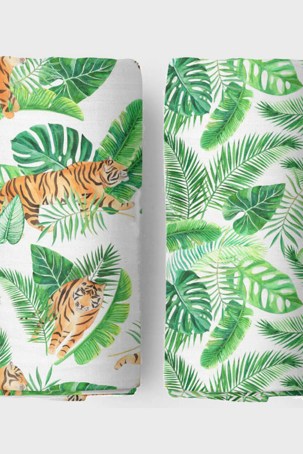 Муслиновые пеленки для новорожденных Adam Stork большие, набор 2, Safari