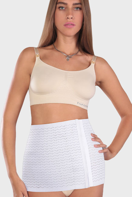 Бандаж послеродовой утягивающий "Лента", белый