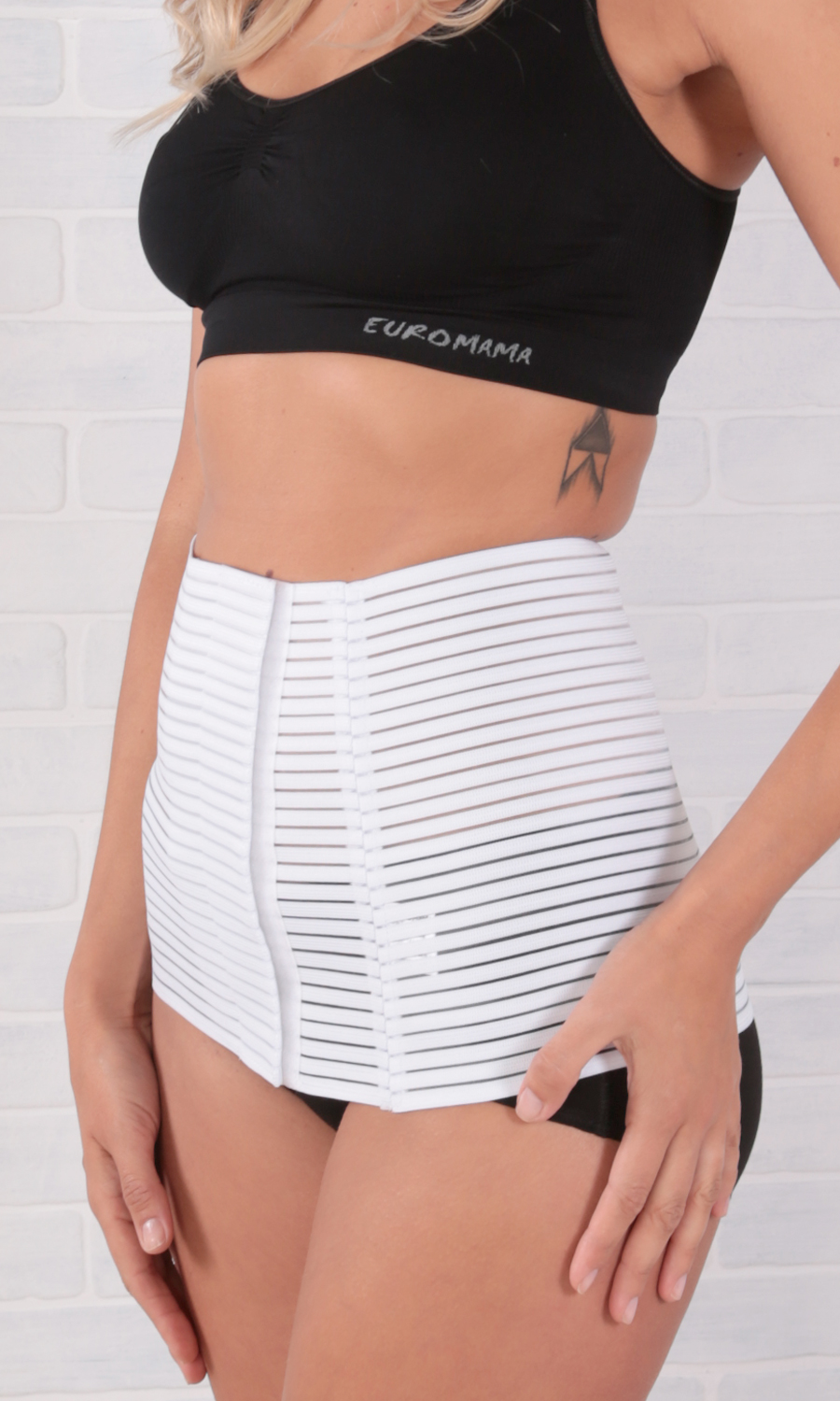 Бандаж послеродовой "Лента", белый