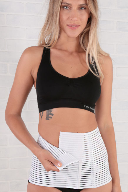 Бандаж послеродовой "Лента", белый