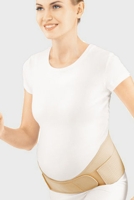 Бандаж для беременных и послеродовой универсальный (пояс), бежевый