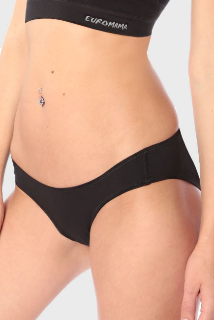 Трусы для беременных и после родов Universal (хлопок), черные