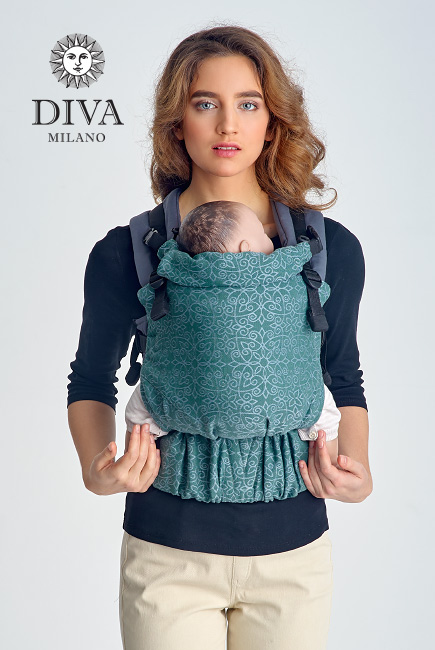 Эрго-рюкзак с рождения Diva Basico Atlantico Simple One!