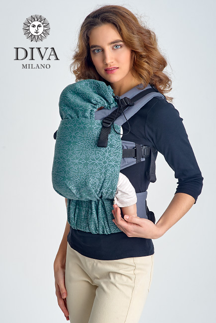 Эрго-рюкзак с рождения Diva Basico Atlantico Simple One!