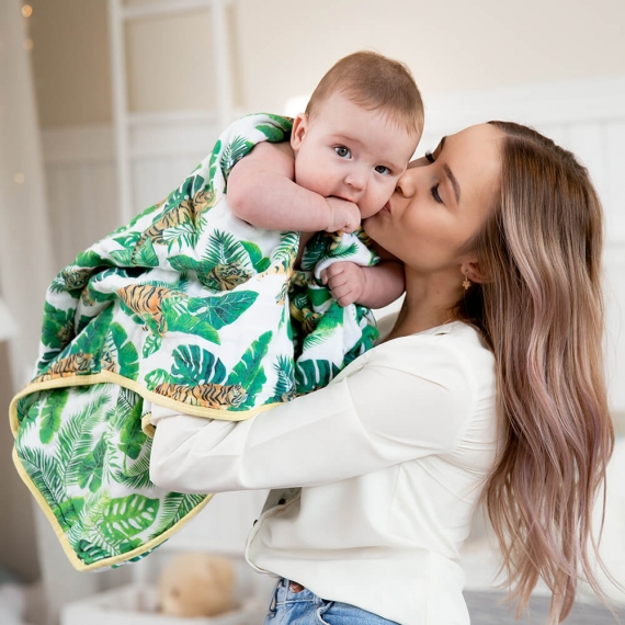 Муслиновое одеяло Adam Stork, Watercolor Safari