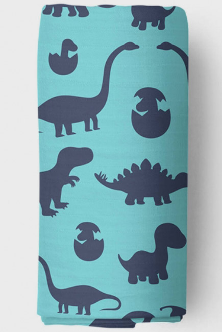 Муслиновая пеленка для новорожденных Adam Stork большая, Jurassic