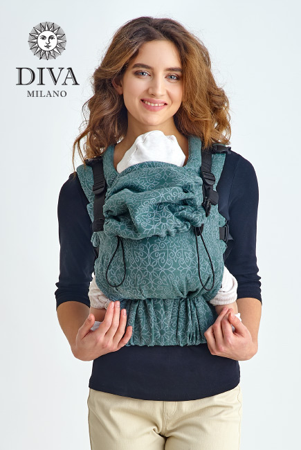 Эрго-рюкзак шарфовый Diva Basico Atlantico One!