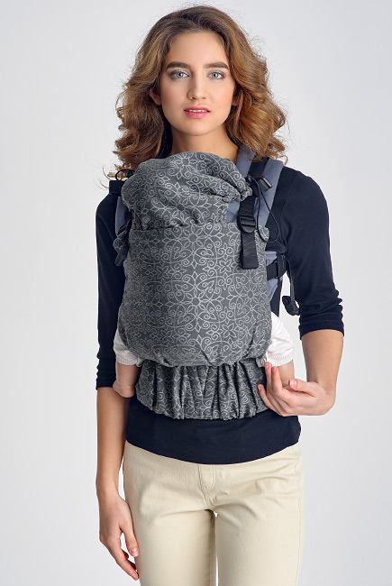 Эрго рюкзак с рождения Diva Basico Charcoal Simple One!