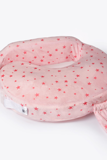 Подушка для кормления Loona эргономичная, Stars розовый