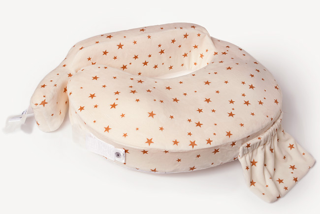 Подушка для кормления Loona эргономичная, Stars бежевый