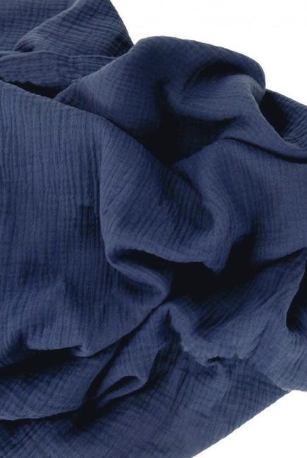 Накидка для кормления (милк снуд) муслиновая, Dark Blue