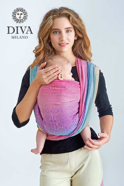 Слинг-шарф с рождения Diva Basico, Pastello (градация)
