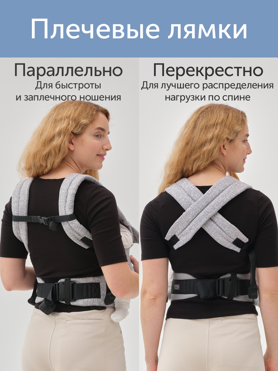 Эрго рюкзак Diva Canvas One!, Antracite