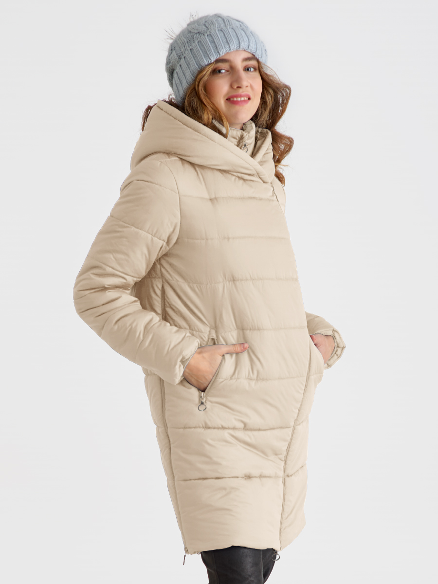 Слингокуртка зимняя (трансформер) 3в1, цвет бежевый