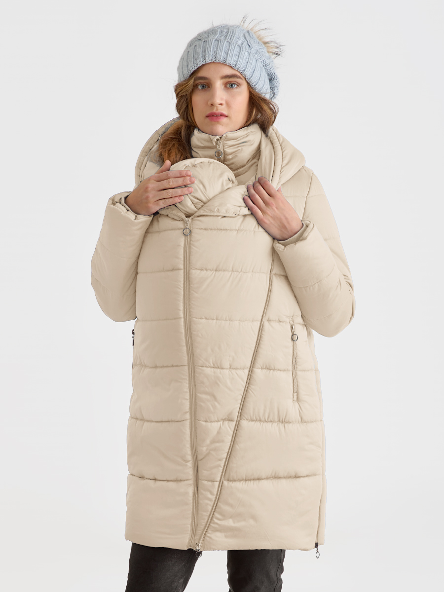 Слингокуртка зимняя (трансформер) 3в1, цвет бежевый