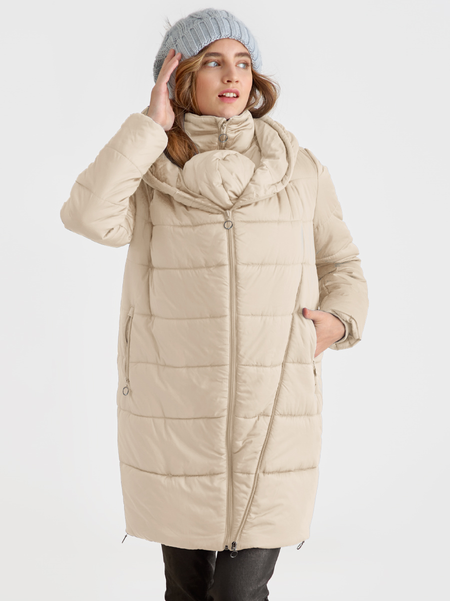 Слингокуртка зимняя (трансформер) 3в1, цвет бежевый