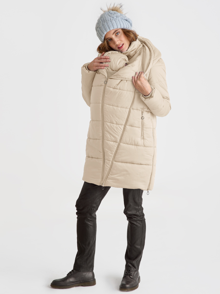 Слингокуртка зимняя (трансформер) 3в1, цвет бежевый