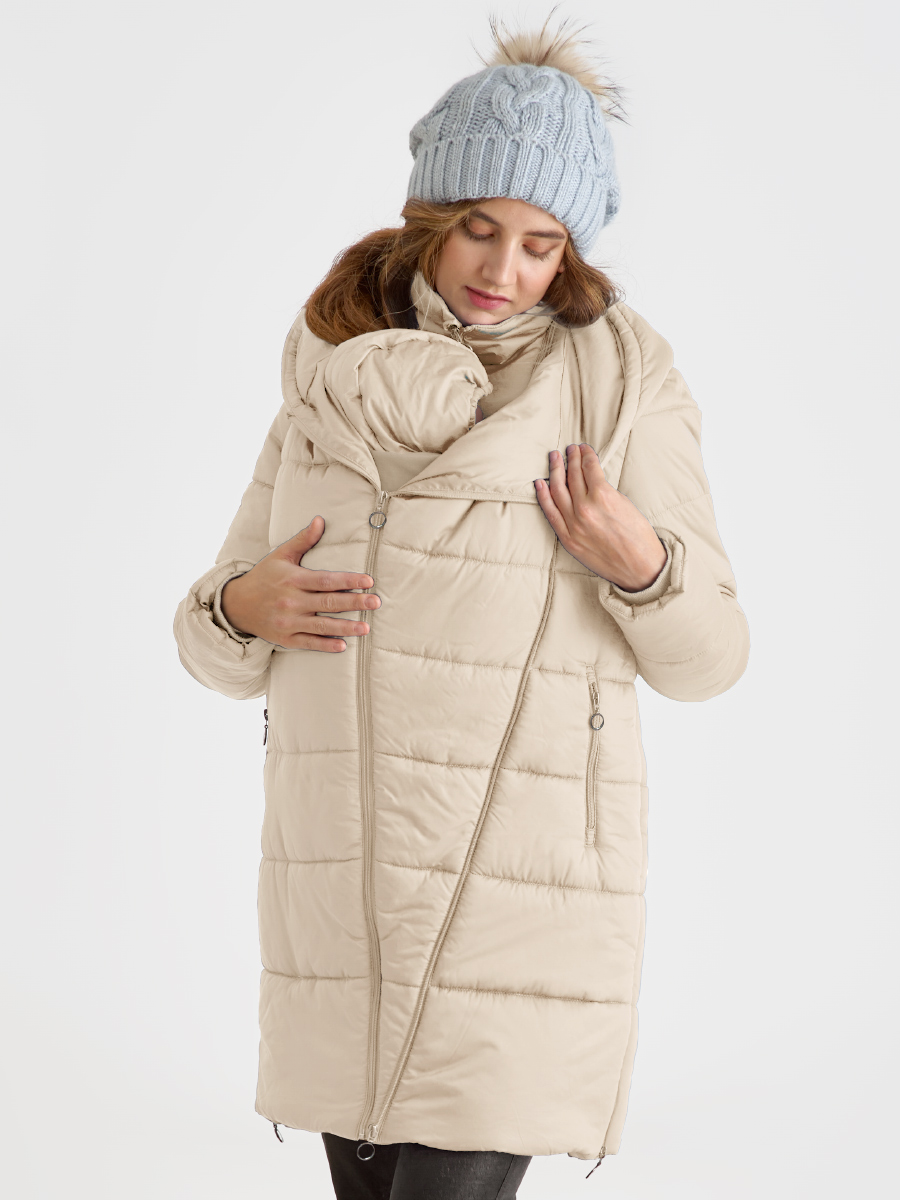 Слингокуртка зимняя (трансформер) 3в1, цвет бежевый