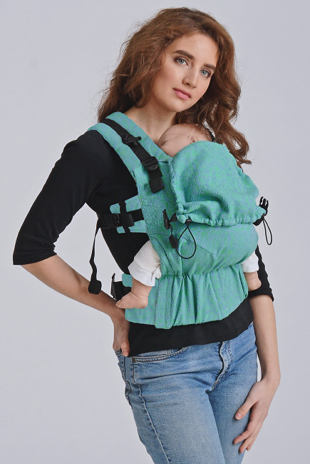 Эрго-рюкзак с рождения Diva Basico Lime One!