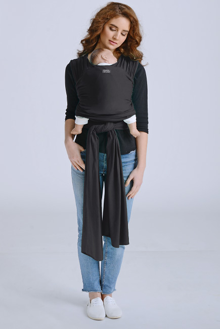 Трикотажный слинг-шарф Diva Stretchy, Nero