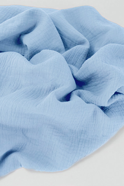 Накидка для кормления (милк-снуд) муслиновая, Denim