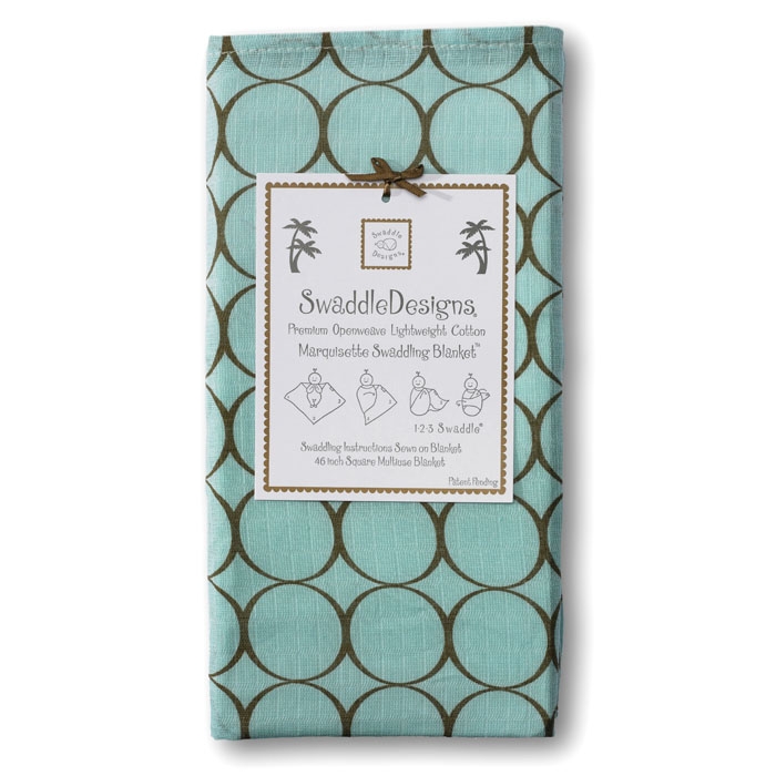 Пеленка детская тонкая SwaddleDesigns Маркизет SC w/Mocha Mod