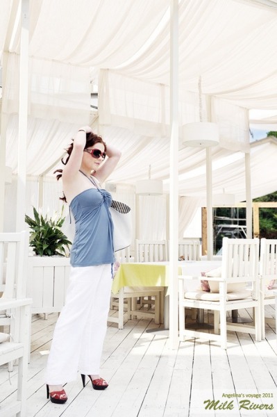 Топ для кормления Milk Rivers "Angelina's Voyage", дымчатый сапфир