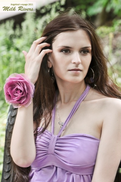 Топ для кормления Milk Rivers "Angelina's Voyage", лиловый жемчуг