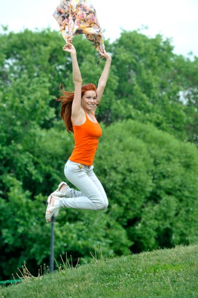 Блуза для кормления Milk Rivers "Римские каникулы", оранжевая