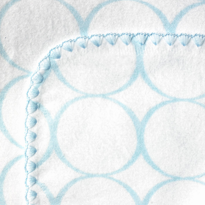 Фланелевая пеленка для новорожденного SwaddleDesigns Ultimate Blue Mod on WH