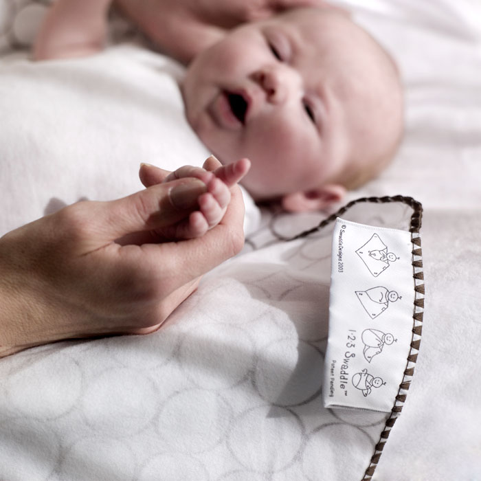 Пеленка детская тонкая SwaddleDesigns Маркизет True Blue Mod C