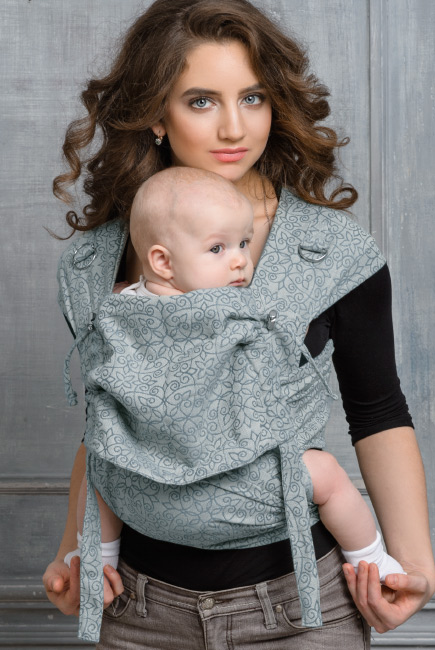 Май-слинг Diva Basico, Argento с капюшоном