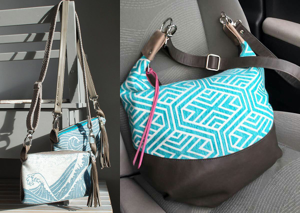 Лоскуты слингов для рукоделия 1кг: Diva Milano/Essenza 20x100см