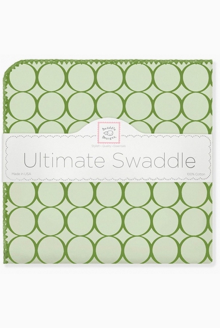 Фланелевая пеленка для новорожденного SwaddleDesigns кружки киви