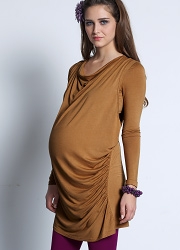 Топы и туники для беременных с длинными рукавами