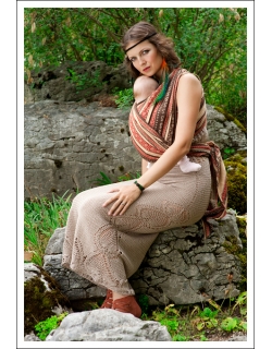 Слинг-шарф Ellevill Zara Tricolor Indian