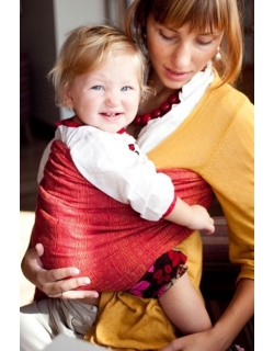 Слинг-шарф Didymos, Indio Rubin-Mandarine (рубин-мандарин)