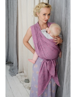 Слинг-шарф Ellevill Paisley Linen Silver-Pink